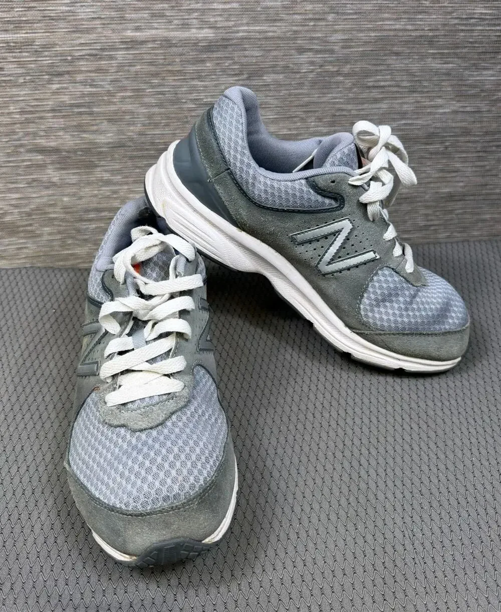 New Balance 411 Shoes Mens Size 9 2E Gray Mesh Walking Cush+ Athletic Sneakers